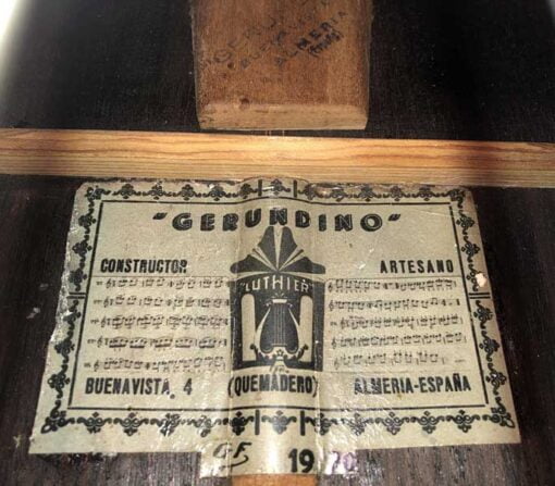 gerundino 70 label